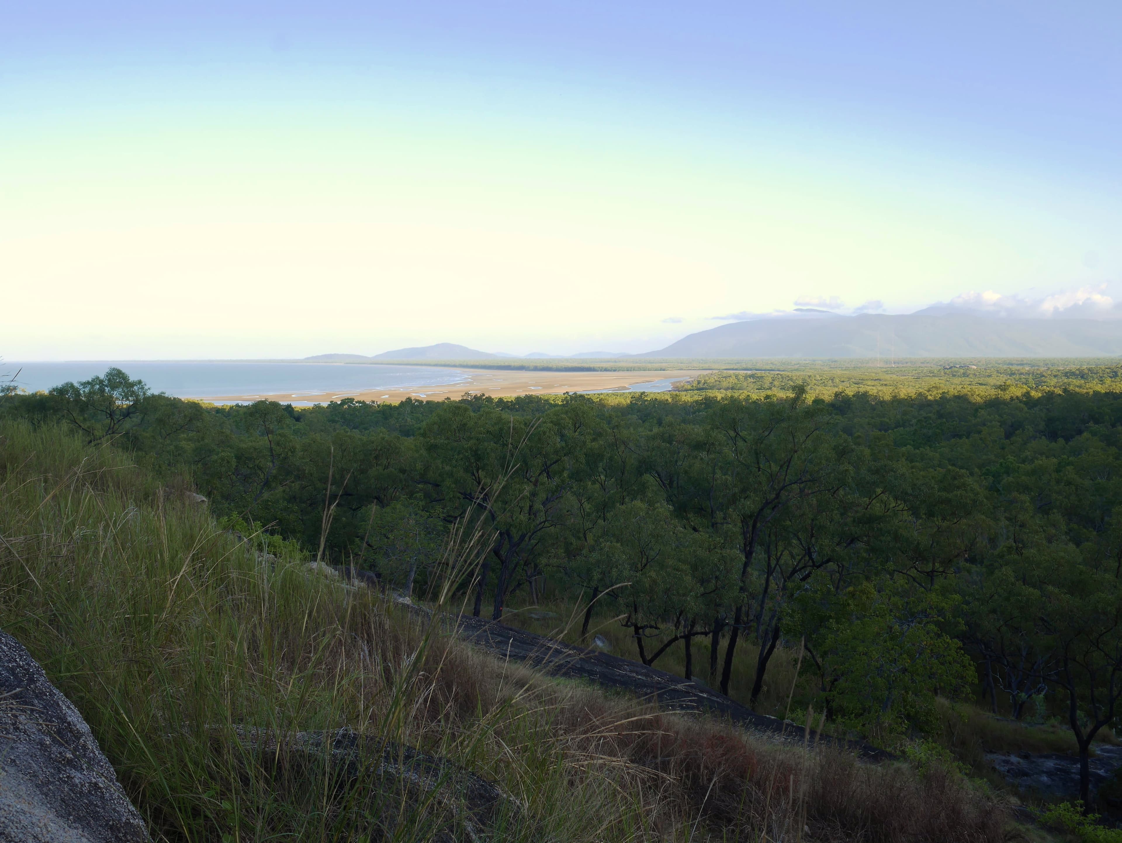 Overlooking Chunda Bay within Bowling Green Bay, back towards the mainland.